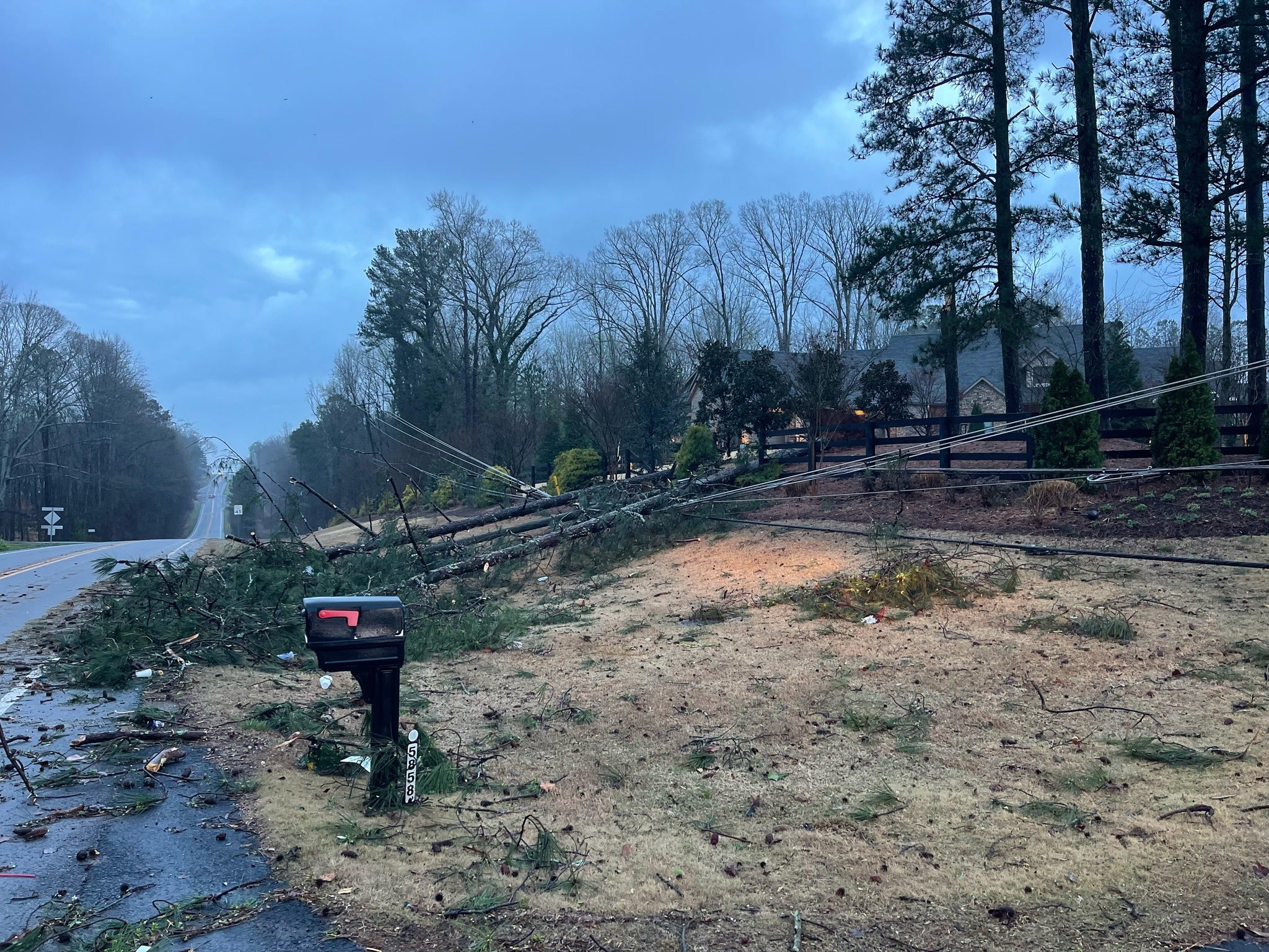 downed power lines