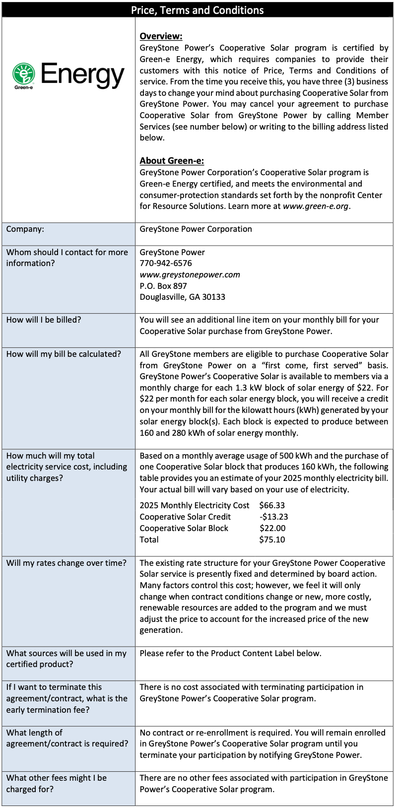 cooperative solar